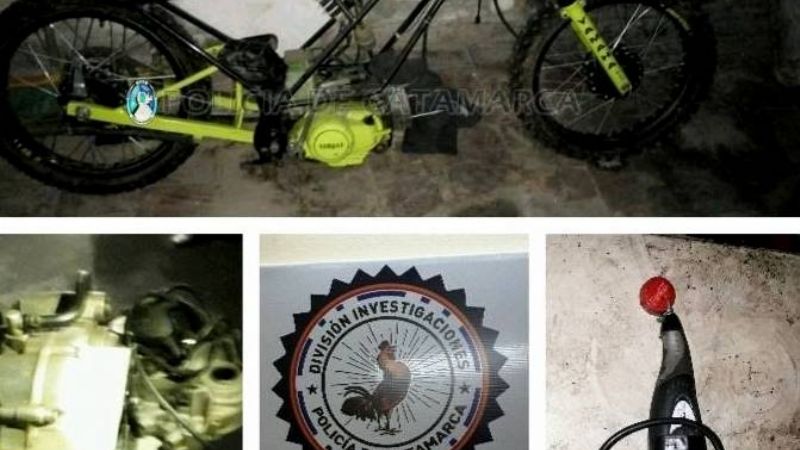 Secuestran motores y una moto de competición en un taller
