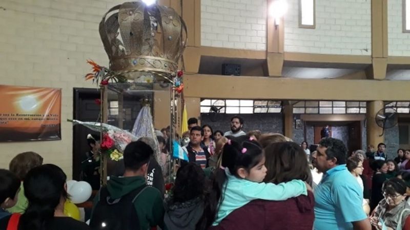 La Virgen del Valle sigue visitando las comunidades de la Arquidiócesis de Tucumán