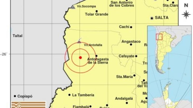 Dos temblores en el Oeste