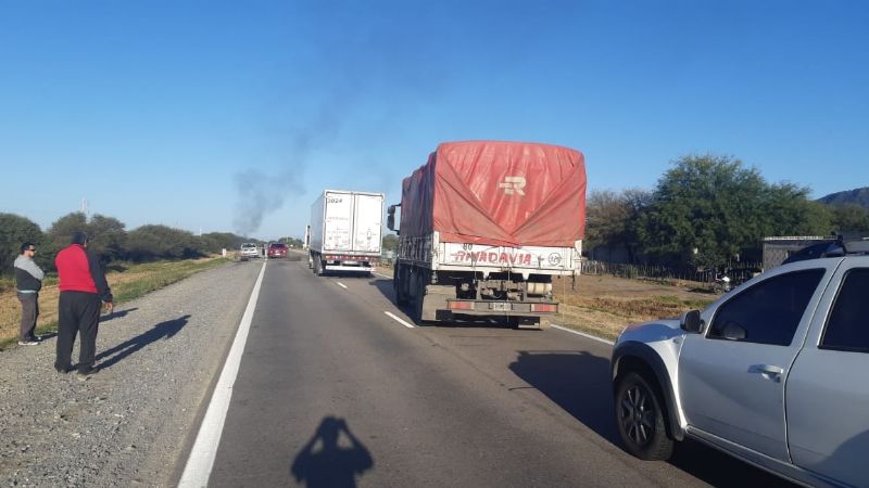 Caos en la ruta 38 por piquete