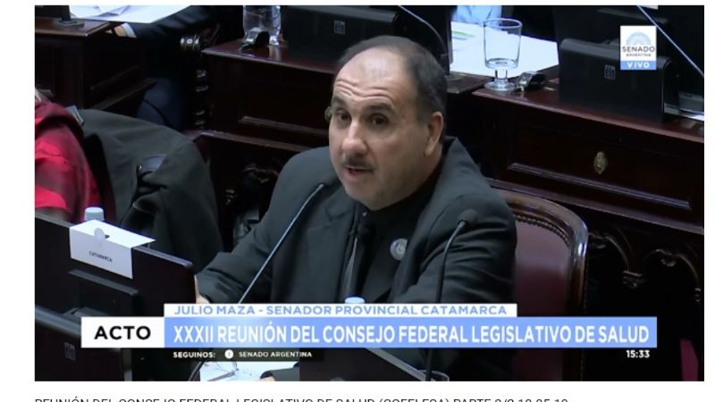 Catamarca con voz y voto en el Consejo Federal Legislativo del Salud
