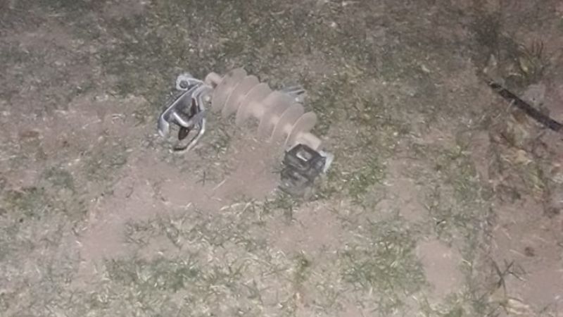 Vándalos dejaron sin luz a vecinos de la zona norte