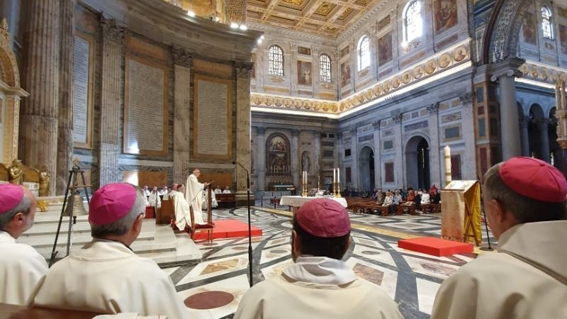 Con la peregrinación a la Basílica de Santa María Mayor, culmina la Visita Ad Límina