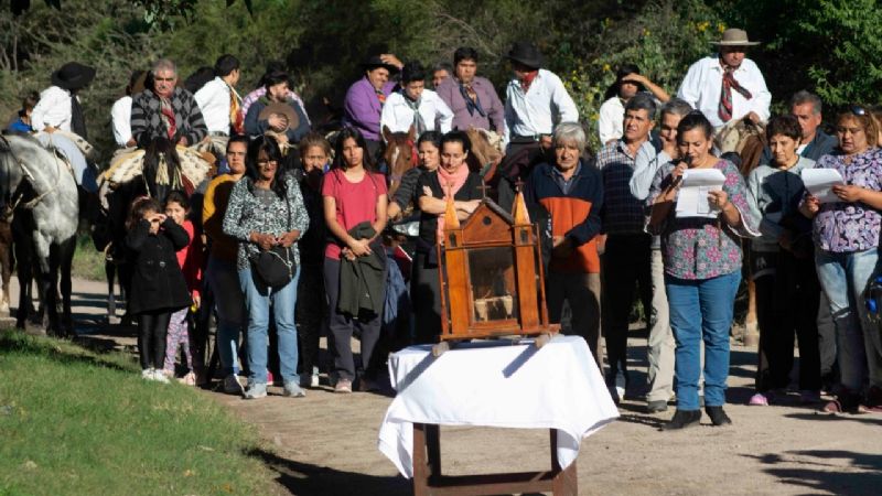 Celebraron a San Isidro Labrador en Pomancillo Oeste