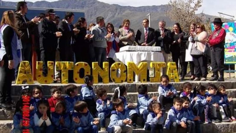 Celebraron 18 años de la Autonomía de Mutquín