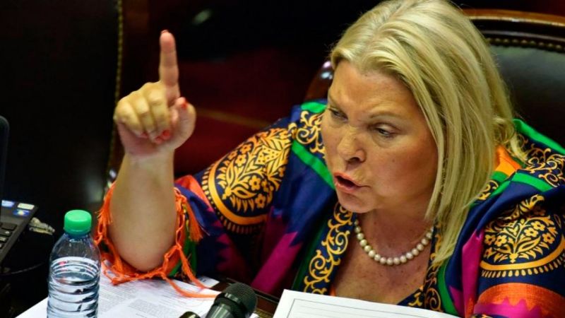Carrió dijo que la fórmula Alberto- Cristina es "Jack el Destripador"