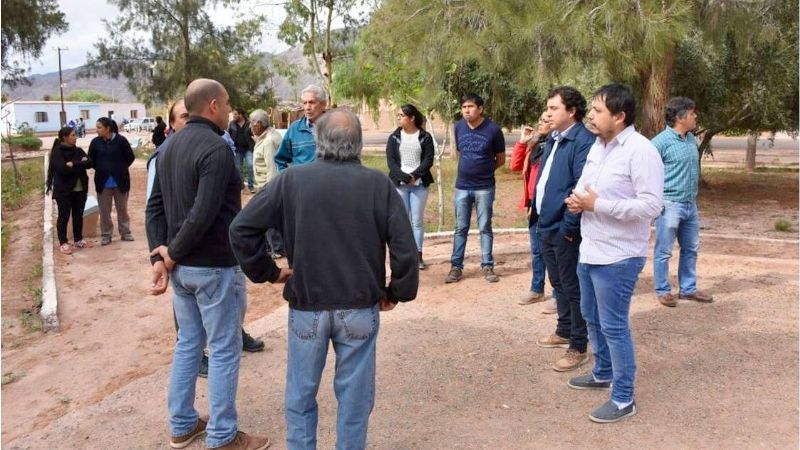 Jornada de trabajo de Nóblega en Anillaco