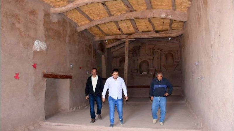 Jornada de trabajo de Nóblega en Anillaco