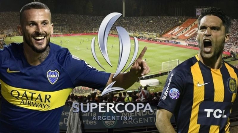 Boca y  Rosario Central, por la Supercopa Argentina