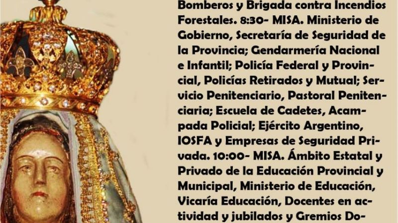 Este viernes continúan las actividades por las fiestas marianas