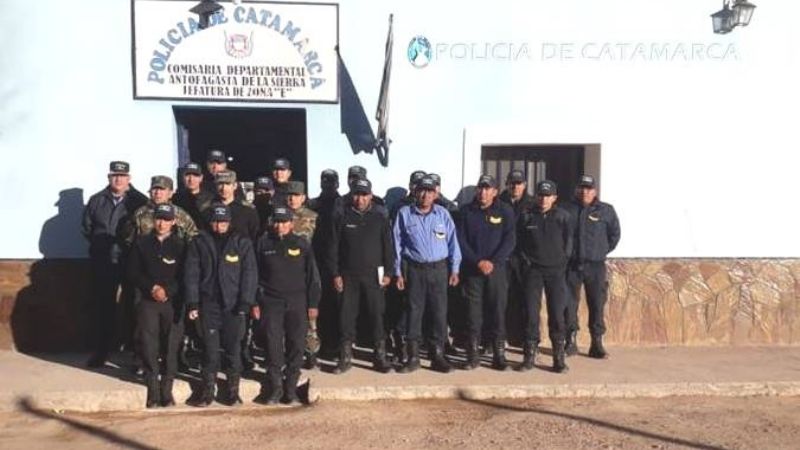 Policías de Antofagasta de la Sierra se capacitan en el uso de armas de fuego