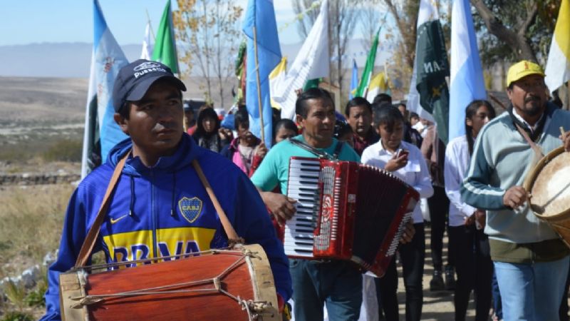 La localidad serrana de Agua Amarilla festejó el Día de San Isidro