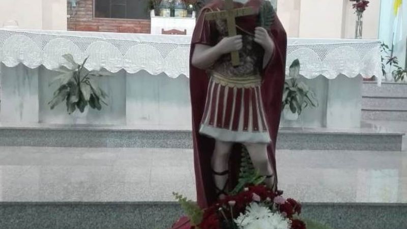 Procesión de San Expedito en el sur de Capital