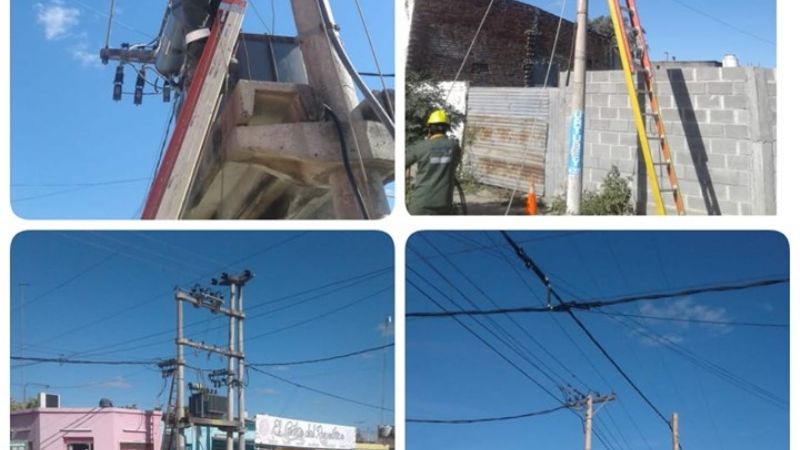 Trabajos en líneas de La Merced y Recreo
