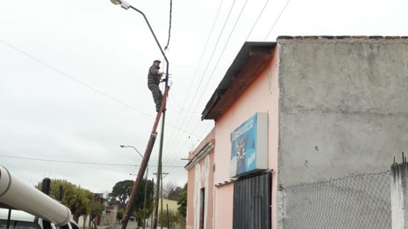 Trabajos en líneas de La Merced y Recreo