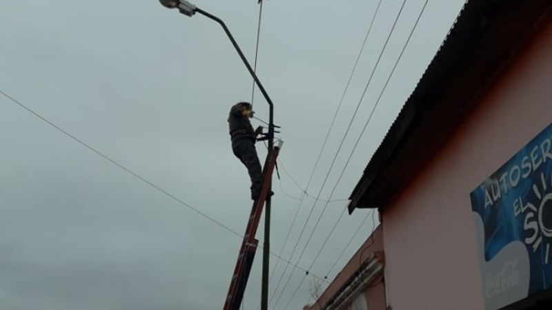 Trabajos en líneas de La Merced y Recreo