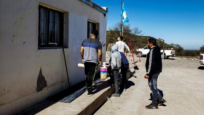 Tareas solidarias del Senado en Ampujaco