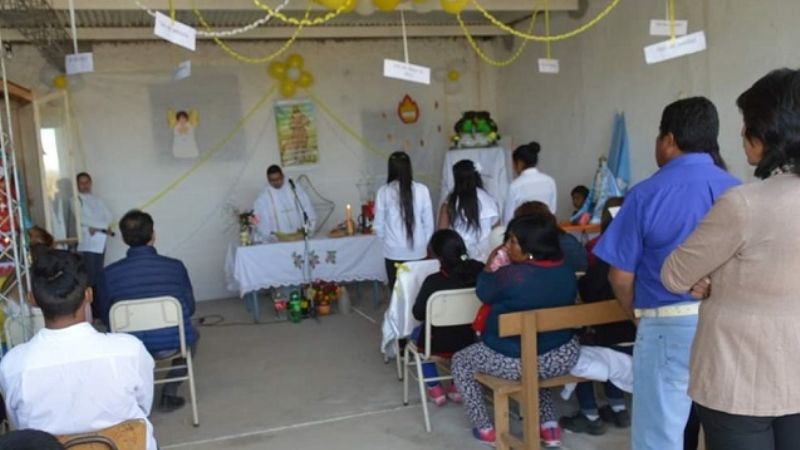 La localidad serrana de Agua Amarilla festejó el día de San Isidro