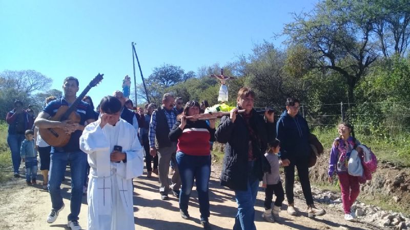 Peregrinos y devotos celebraron al Señor de la Salud La Quebrada