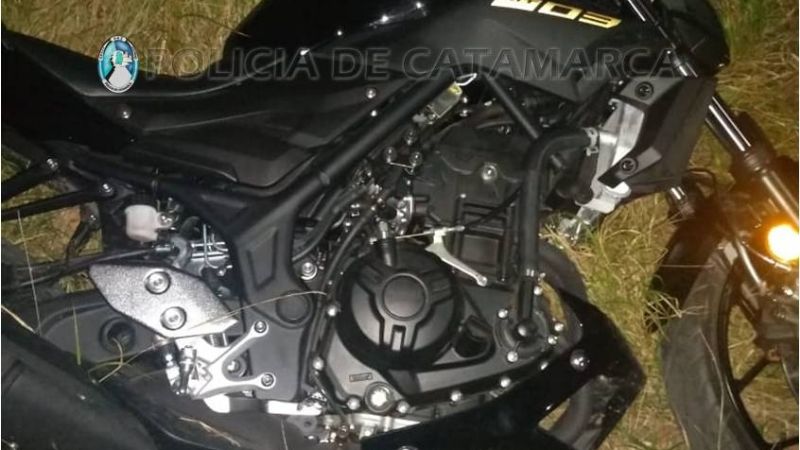 Encuentran una moto abandonada con el tambor violentado