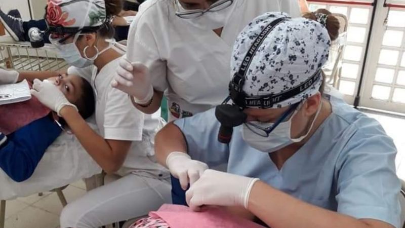 Visita a Icaño de voluntarios de La Plata