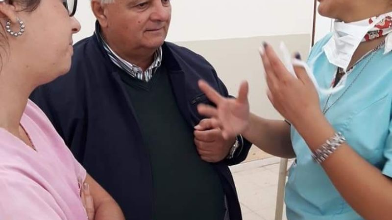 Visita a Icaño de voluntarios de La Plata