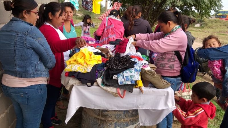 Éxito total en el 1° Trueque Vecinal de El Palomar