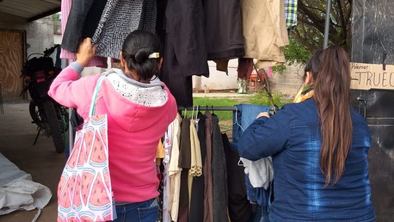 Éxito total en el 1° Trueque Vecinal de El Palomar