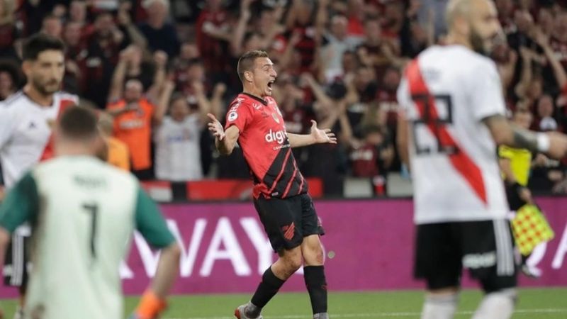 River perdió 0-1 con Paranaense, por la ida en la Recopa