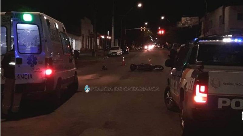 Mujer embarazada herida tras un choque de motos