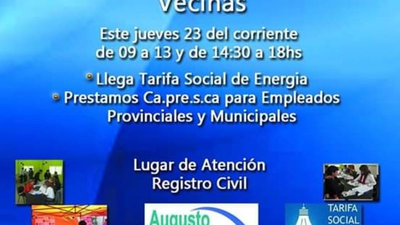 Tarifa Social y Capresca en Tapso