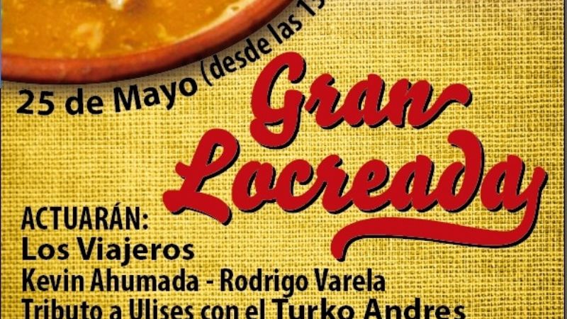 Gran locreada en Parque Daza por el 25 de mayo