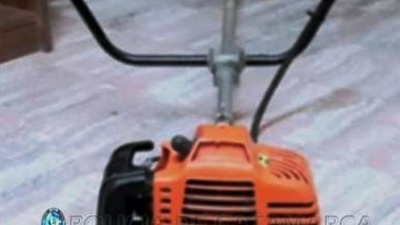 Compró una desmalezadora robada y la tuvo que devolver