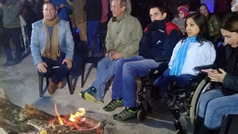 Emotiva vigila del 25 de Mayo en el “Fogón de la Esperanza”