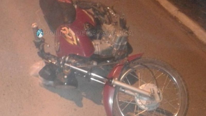 Violento derrape en Chumbicha