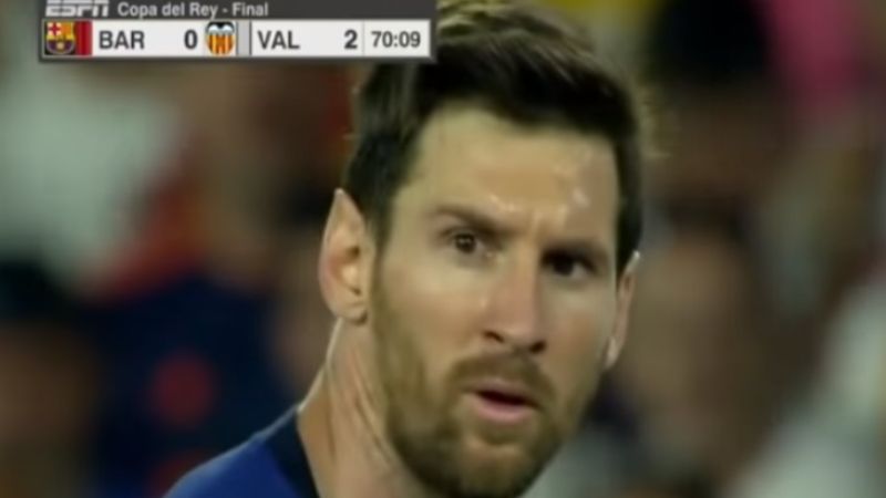 El Barcelona de Messi perdió la final de la Copa del Rey