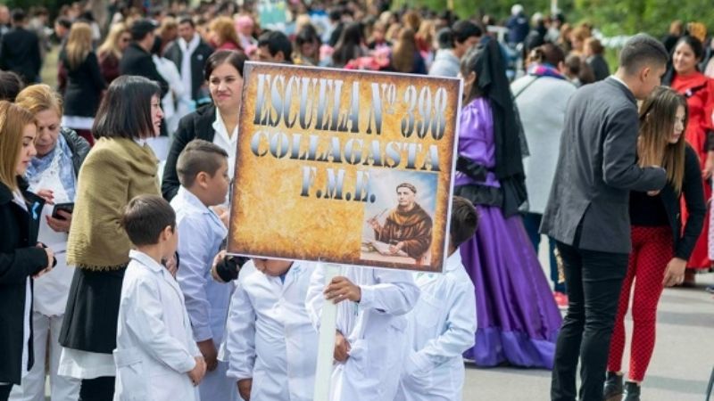 Fray M. Esquiú festejó los 209 de la Revolución de Mayo en Collagasta