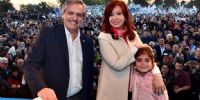 TRANSFERENCIA. Los votos de Cristina pasan todos para Alberto.