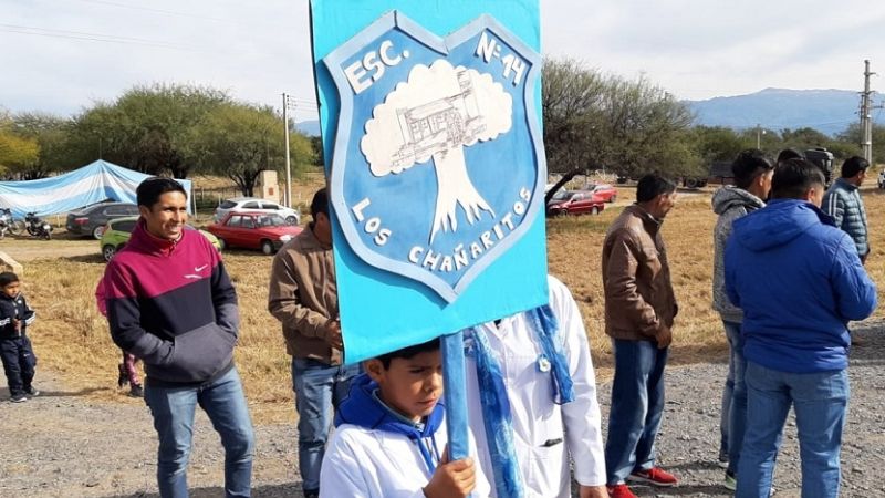 Yamila Cafrune vivió su “25” en la escuela de Chañaritos