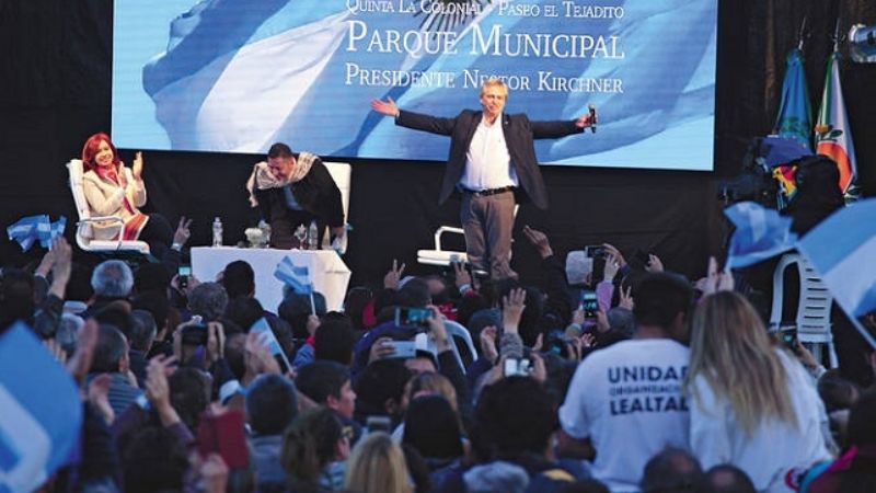 Crecimiento de "Fernández-Fernández" en un balotaje