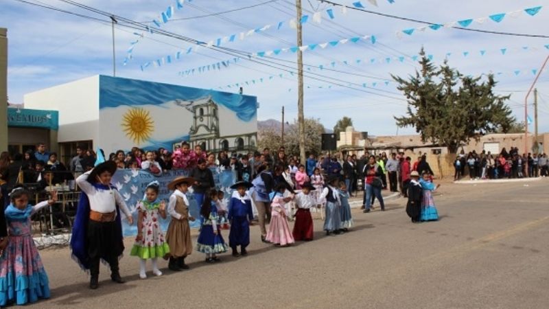 El barrio Pampa Blanca fue el anfitrión del acontecimiento Patrio