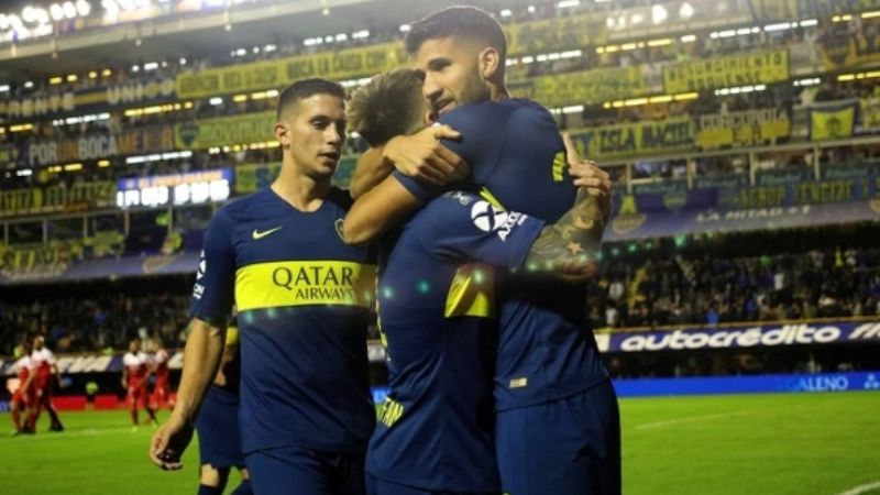Boca le ganó con sufrimiento 1-0 a Argentinos y es finalista de la Copa de la Superliga