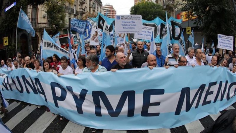 Empresarios “pyme” adhieren al paro de la CGT