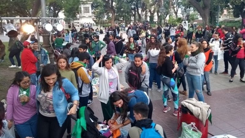 En Catamarca también se marchó a favor del aborto legal, seguro y gratuito