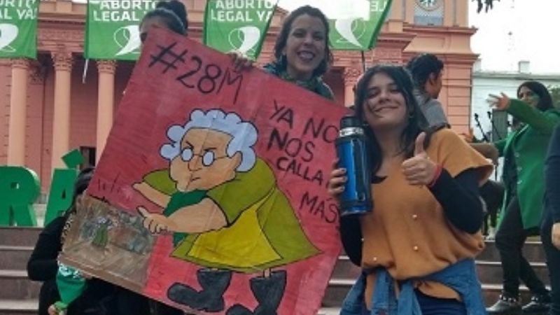 En Catamarca también se marchó a favor del aborto legal, seguro y gratuito