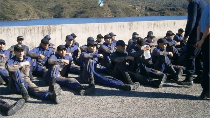 Autoridades policiales visitaron el Campamento de Pirquitas