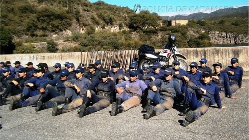 Autoridades policiales visitaron el Campamento de Pirquitas