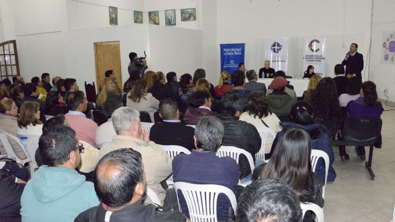 Imponente convocatoria en la primera asamblea del COPES en Santa María