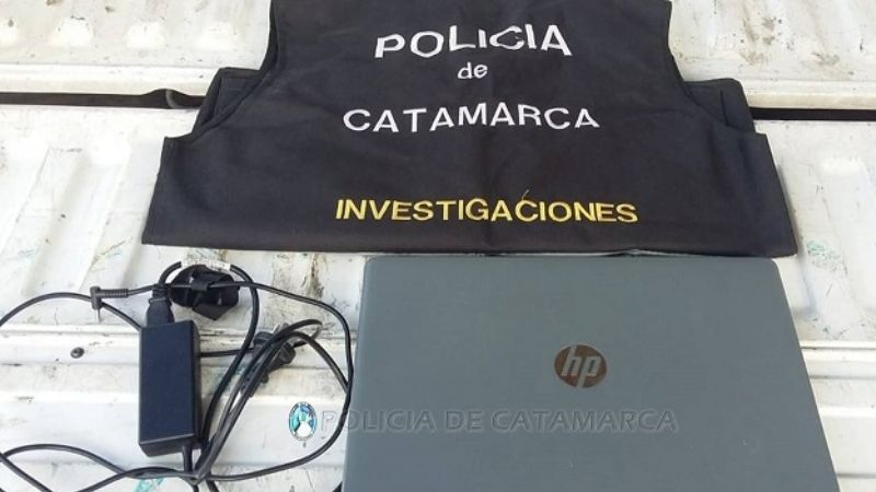 En un allanamiento secuestran una notebook robada