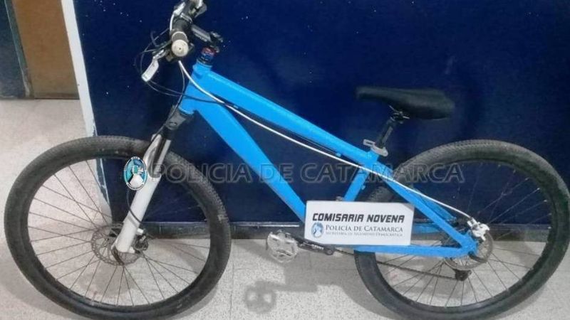 Robaron una bicicleta y la pintaron para no ser descubiertos